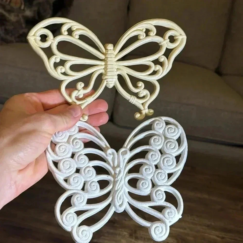Vintage Home Interior Wall Hanging HomCo Butterflies Home Decorations Accents